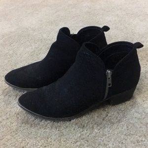 Black mini booties/ ankle boots